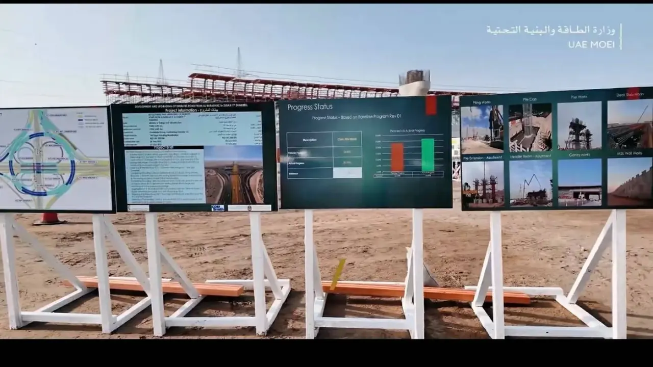 إنجاز 30% من تطوير شارع الإمارات يعزز الطاقة والبنية التحتية